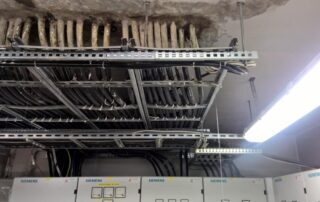uszczelnianie rozdzielni elektrycznej w garażu podziemnym